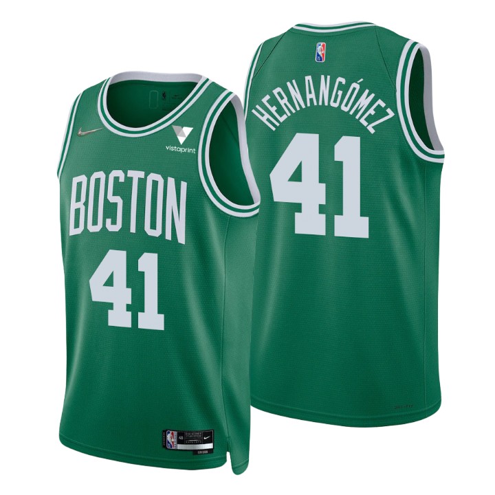 Men's Boston Celtics Juancho Hernangomez #41 Diamond 75th Anniversary Icon Jersey 2401GJRW